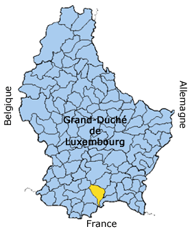 Carte du Luxembourg